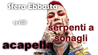 SerpentiASonagli sfera ebbasta ACAPELLA [upl. by Notsej]