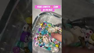 Pearl Confetti preppyyyy ilovepreppy preppyslay bracelet smallbusiness [upl. by Markman]