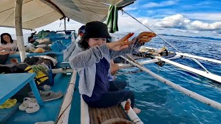 Fishing with VISITORS at deritso ISLAND HOPPING [upl. by Arlana460]