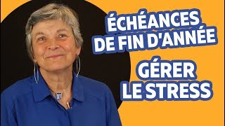 Échéances de fin dannée  gérer le stress  Coaching parent avec Cécile Salvanès [upl. by Svetlana121]