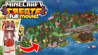 I built the ULTIMATE COTTAGECORE Create Mod Survival Island Full Movie [upl. by Alliuqal336]