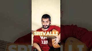 Srivalli Guitar Lesson  Hindi Version  Javed Ali  Pushpa Movie shorts [upl. by Ydualc]