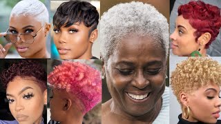 100 MOST STUNNING amp NEW SHORT HAIRSTYLES FOR AFRICAN AMERICAN BLACK WOMEN ALL AGE TO TRY IN 2024 [upl. by Kylie]