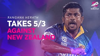 Rangana Herath runs through New Zealand with 53 in 2014  T20 World Cup [upl. by Wang]