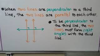 4th Grade Math 103 Parallel Lines amp Perpendicular Lines [upl. by Leinehtan]