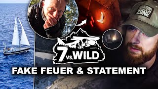 7 vs Wild FRITZ STATEMENT zum STREIT amp FAKE AUFNAHME Knossi Projekt TEILNEHMER und GEFÄHRLICH [upl. by Anifled]