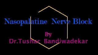 Nasopalatine Nerve Block made easy [upl. by Blain360]