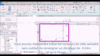 32 Modélisation du vide sanitaire [upl. by Staw]