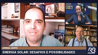 Energia sustentável Entrevista com o coordenador da ABSOLAR [upl. by Adnamal710]