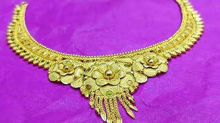 latest gold bridal necklace designs in 2024  designer gold necklace with price 🥰 [upl. by Eleph]