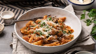 Woodsy Warming Penne Boscaiola Recipe [upl. by Sheepshanks]