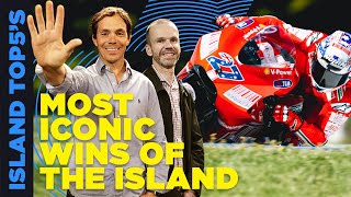 Top 5 ICONIC MotoGP™ Wins at Phillip Island [upl. by Akemrehs]