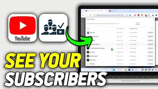 How To See Your Subscribers on YouTube 2024 Updated Way [upl. by Arym]