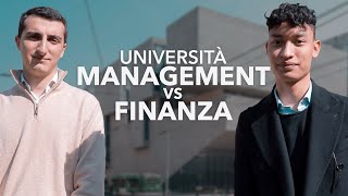 UNIVERSITÀ DI ECONOMIA MANAGEMENT VS FINANZA  Confronto e Opinioni sulla nostra esperienza Bocconi [upl. by Ahtanaram987]