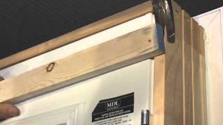 How to install a MDL Prehung Double Door [upl. by Novoj]