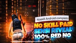 WhiteFF no skill paid sensi reveal 100 red no [upl. by Ailido27]