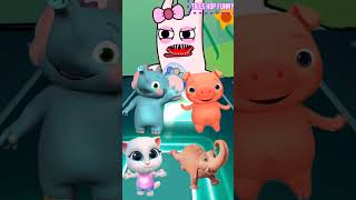 Tiles Hop Elephant Baby Shark Mickey exe Rainbow Friends exe Alphabet Lori exe Coffin dance shorts [upl. by Ariam881]