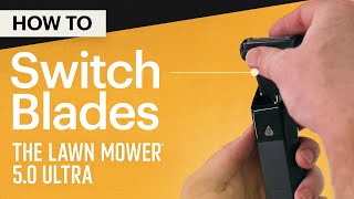 How To Switch Blades  The Lawn Mower® 50 Ultra [upl. by Margy]