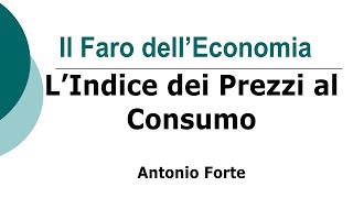 Lezione lIndice dei Prezzi al Consumo [upl. by Hamer]