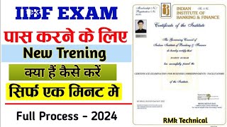 iibf trainingiibf registration 2024iibf exam registration process change 2024 [upl. by Bohi852]