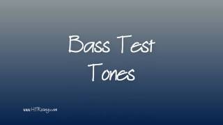 Bass Test Tones For Your Subs [upl. by Rohclem944]