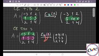 Mat022 Operaciones elementales de filas [upl. by Radie]