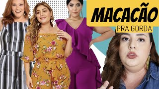 Como usar MACACÃO  50 looks plus size em 5 minutos • 50em5 [upl. by Annavahs]