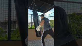 Heavy bag boxing combo [upl. by Aehs342]