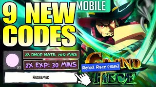 NEW CODES ALL NEW WORKING CODES IN GRAND PIECE ONLINE 2024 JULY ROBLOX GPO CODES [upl. by Humble600]