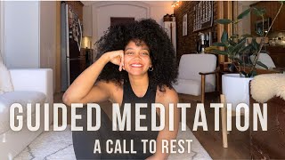 Guided Meditation  Rest nonsleep rest deep relaxation mindfulness meditation [upl. by Thesda]