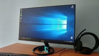 BEST BUDGET MONITOR ACER R241Ybmid 238quot FullHD 174 UNBOXING [upl. by Cuda]