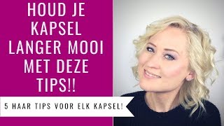 MET DEZE 5 HAAR TIPS BLIJFT JE KAPSEL LANGER IN MODEL  Dazzling Beauty [upl. by Ivel]