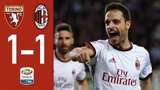 Highlights Torino 11 AC Milan  Serie A Matchday 33 [upl. by Marieann397]