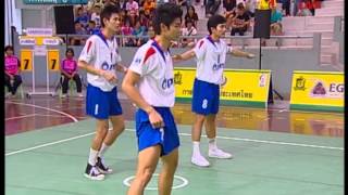 Takraw Thailand League2012 RatchaburiKalasin [upl. by Aeila]