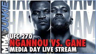 UFC 270 Ngannou vs Gane Media Day Live Stream [upl. by Isayg]