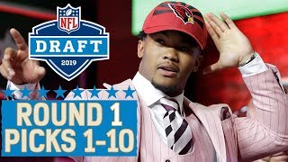 Picks 110 Multiple QBs a Top 10 Trade amp More  2019 NFL Draft [upl. by Ciprian]