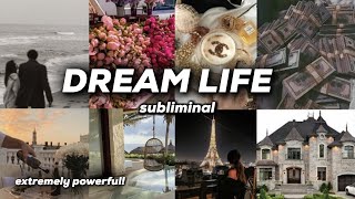 DREAM LIFE subliminal ✨ THE ultimate ALL IN ONE subliminal beauty self concept success amp love [upl. by Alieka]