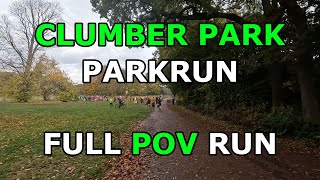 Clumber Park Parkrun FULL POV RUN 26102024 [upl. by Orest503]