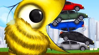 GIANT BEE EATS A PILE OF CARS  Tasty Planet Forever Part 5  Pungence [upl. by Starlin]