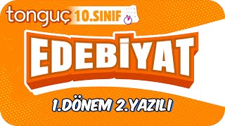 10Sınıf Edebiyat 1Dönem 2Yazılıya Hazırlık 📑 2024 [upl. by Nanci144]