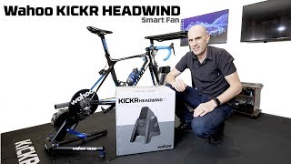 Wahoo KICKR Headwind Smart Fan Product Details  Ride Review [upl. by Ludovika444]