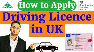 UK Driving Licence  Provisional Driving Licence  Driving Theory Test  How to Apply [upl. by Ttam]