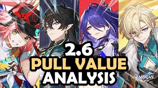 THE WORST OR THE BEST PATCH  26 Pull Value Analysis  Honkai Star Rail [upl. by Connie]