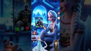 Princess Good Story video call with batman ❤️📱📱 shorts princess disneyprincess [upl. by Noj503]