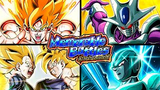 SPEEDRUNNING THROUGH ALL STAGES  MISSIONS DBZ MEMORABLE BATTLES DBZ DOKKAN BATTLE [upl. by Amuwkuhc]