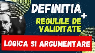 Bac Logica si argumentare Definitia structura si reguli de validitate [upl. by Eytteb]