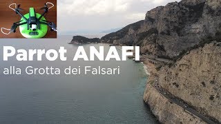 Varigotti la Grotta dei Falsari e Capo Noli visti dal Drone Parrot ANAFI [upl. by Caines624]