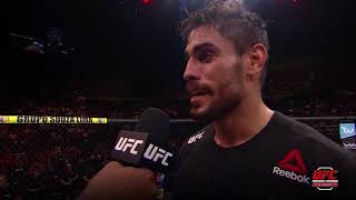 UFC SP Entrevista no octógono com Antônio quotCara de Sapatoquot [upl. by Cyndy979]