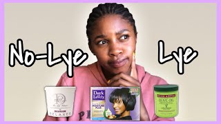 What Relaxer Should You Be Using Lye NoLye LoLye Full Explained [upl. by Slorac854]