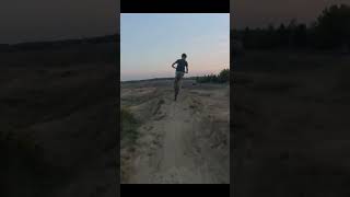 First vid at trilby MTB jumps bike mtb jumping downhillmtb [upl. by Adekam321]